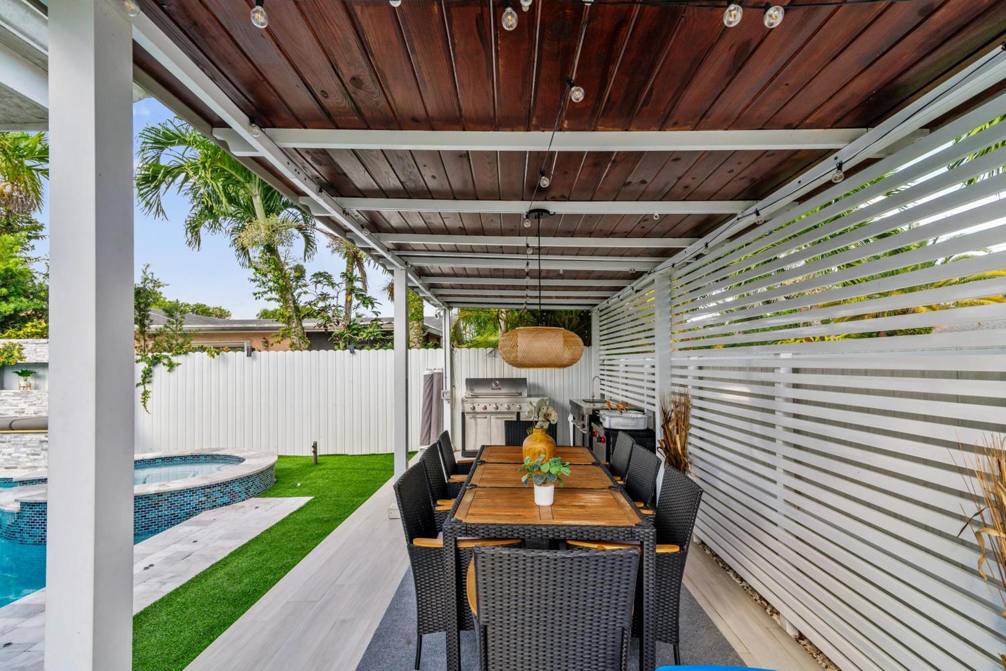 Miami Luxury House W Heated Pool & Jacuzzi Villa Buitenkant foto