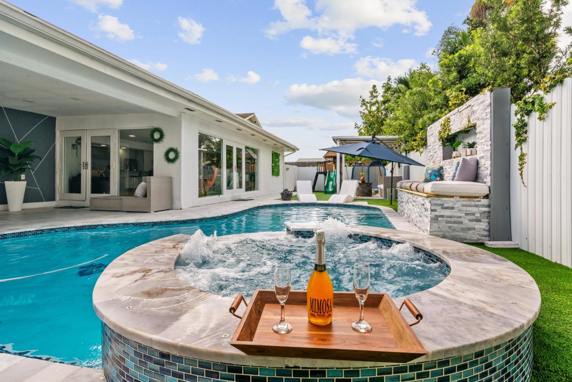 Miami Luxury House W Heated Pool & Jacuzzi Villa Buitenkant foto