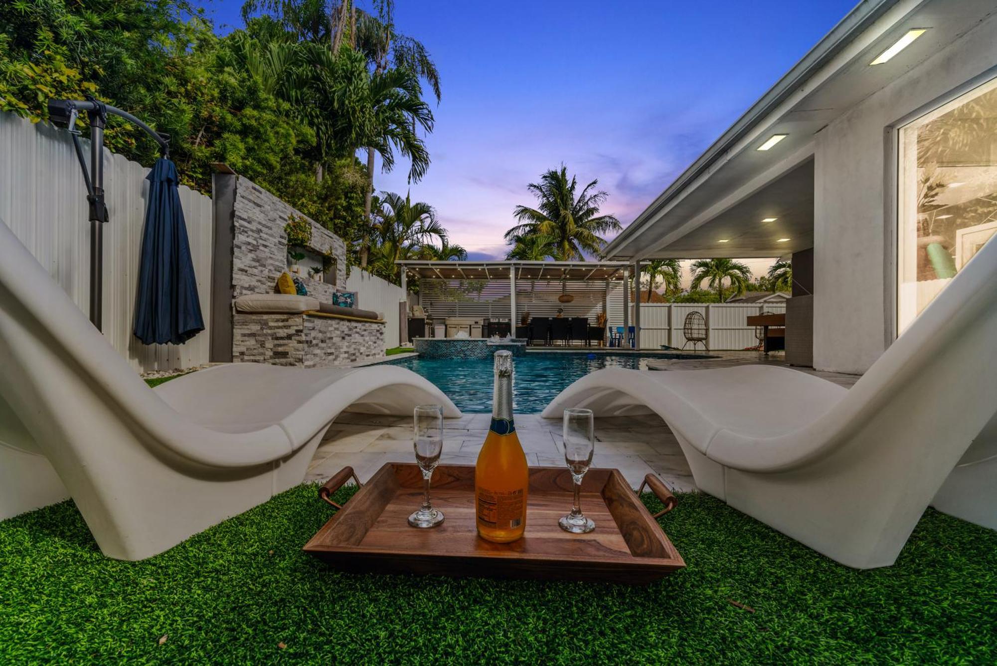 Miami Luxury House W Heated Pool & Jacuzzi Villa Buitenkant foto