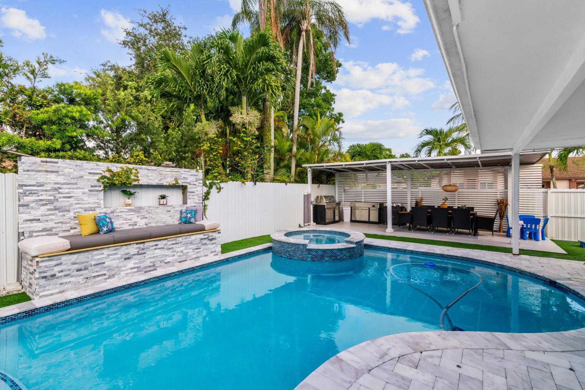 Miami Luxury House W Heated Pool & Jacuzzi Villa Buitenkant foto